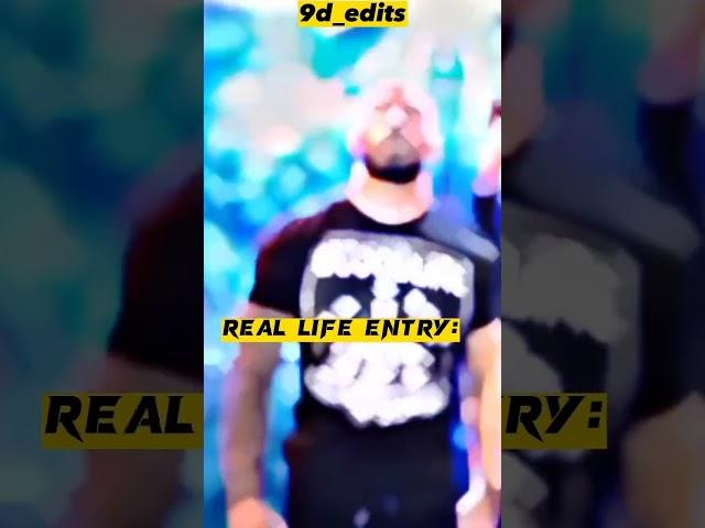 Roman Reigns Real Entry|wwe|roman reigns|#shorts #wwe #shortsvideo