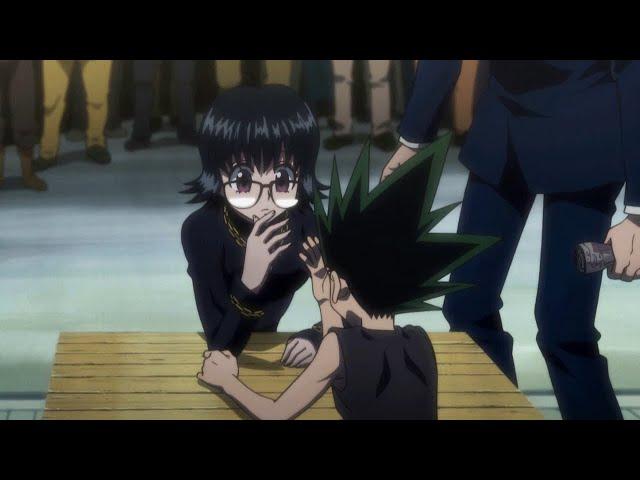 Shizuku Vs Gon Arm Wrestling