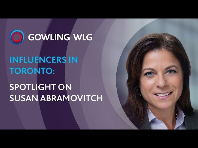 Influencers in Toronto: Spotlight on Susan Abramovitch