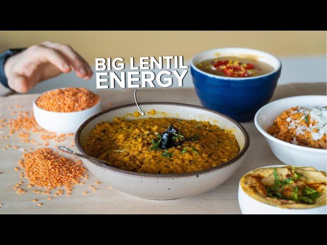 Pantry Recipes: Lentils, 4 ways.