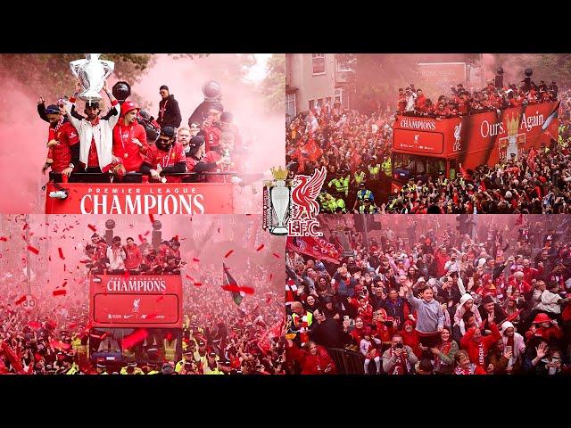 Liverpool’s Premier League Champions Parade! Unbelievable Scenes! Liverpool’s Wild Victory Parade 