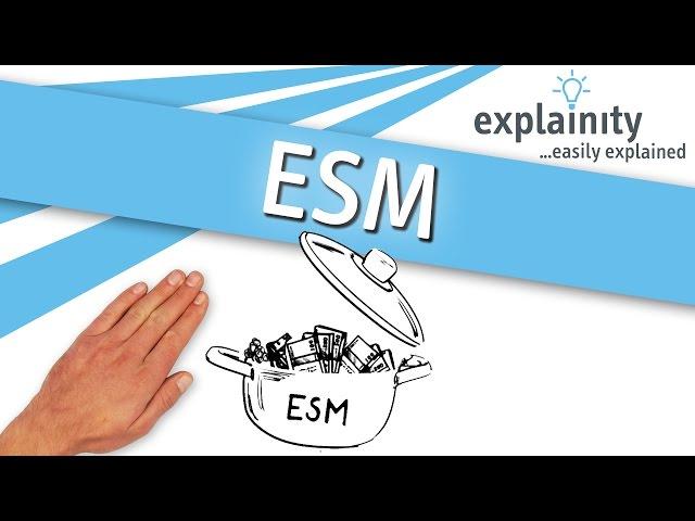 ESM einfach erklärt (explainity® Erklärvideo)