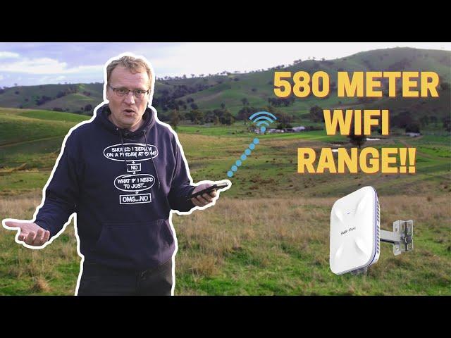 Ruijie Reyee WiFi - The range is insane!!