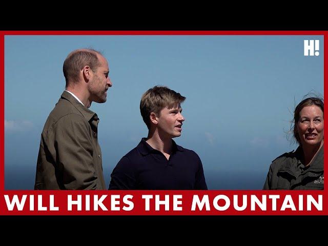 Prince William meets Steve Iriwn's son as they hike up Table Mountain | HELLO!