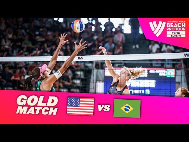 Hughes/Cheng vs. Ana Patricia / Duda  - Gold Match Highlights Tepic 2023 #BeachProTour