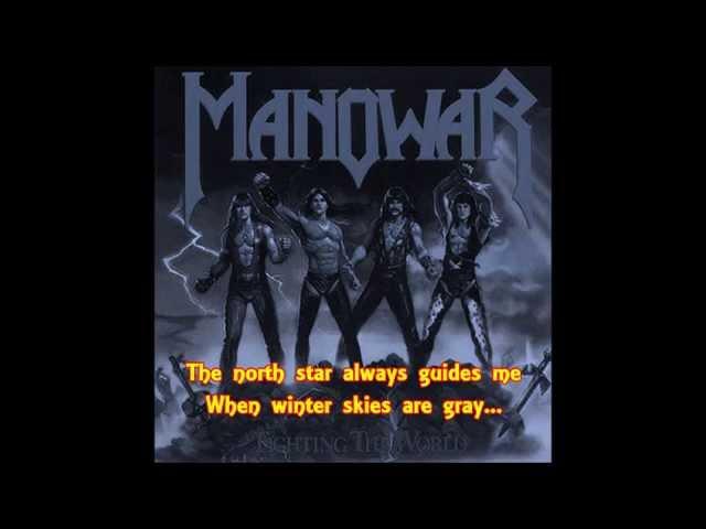 Manowar - Carry On (lyrics on screen)