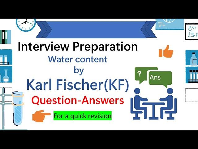 Commonly asked interview question answer on Karl-Fischer (KF titration)|| KF Principle