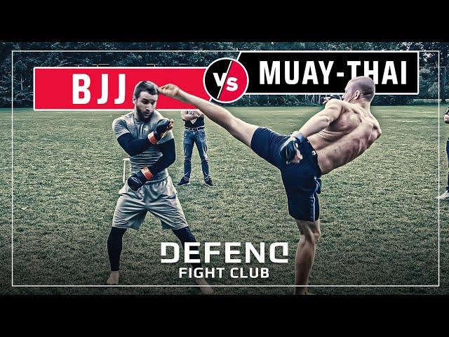 THAIBOXER vs. BJJ-Blue-Belt | MMA Streetfight | DFC