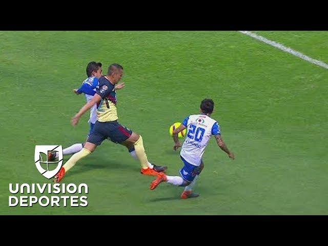 ¿Hubo penal sobre Aguilar? El americanista hizo tremendo berrinche porque no se lo marcaron