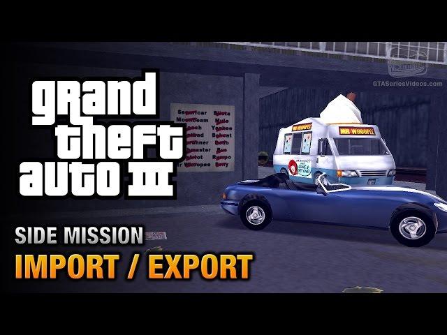 GTA 3 - Import/Export [Play Fetch & Pest Control Trophies]