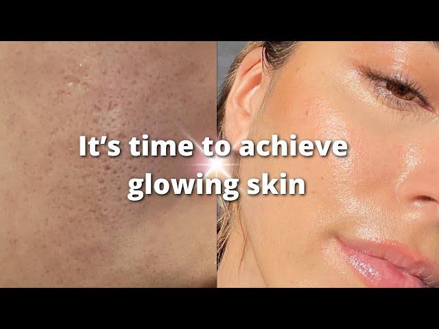 how to reduce the appearance of your PORES | pore facts, morning + evening skincare routine