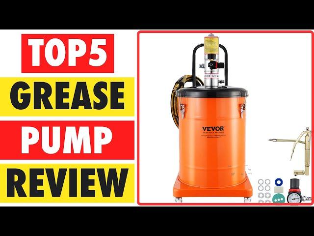 Top 5 Best Grease Pump In 2024 | Best Pneumatic Grease Gun Pump 2024