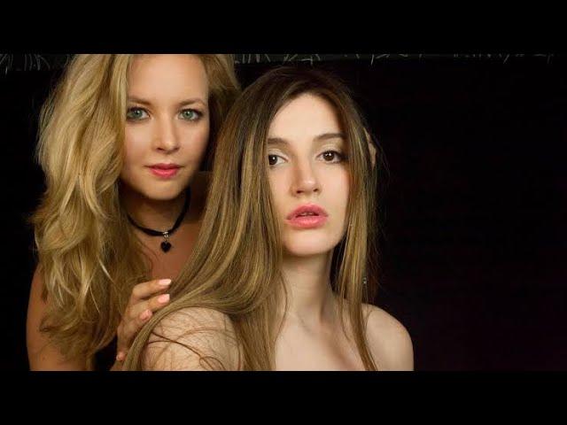 ASMR Two cute girls again: care about each other