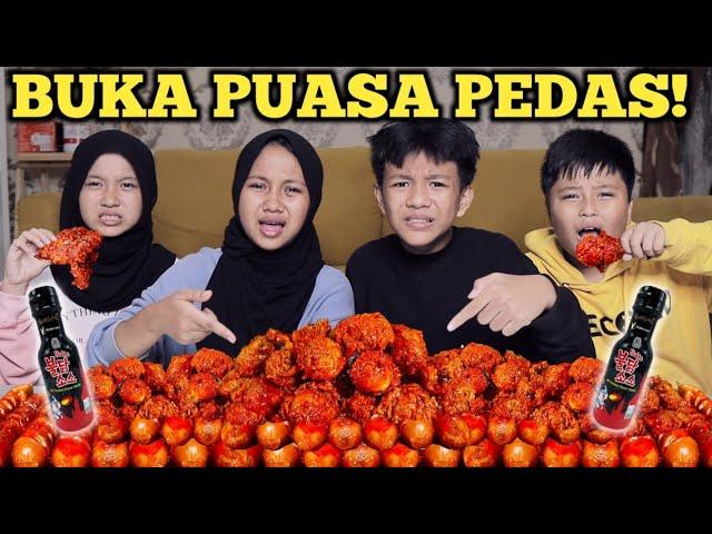 NEKAT! BUKA PUASA PERTAMA PAKE MAKANAN SUPER PEDAS