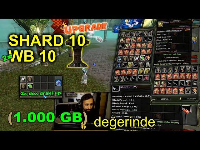 Kaithnys | 1.000 GB  değerinde çanta ile +10 UPGRADE deneyip 2x DEX Draki Basıyor|KNİGHT ONLİNE