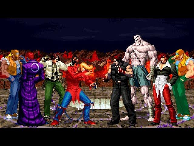 [KOF Mugen] Memorial | Crazy Team vs Not-So-Crazy Team [ 4vs4 ]