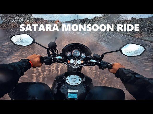 First Monsoon Ride 2021 Satara |code click film #satara #lockdown #monsoon #Tauktae #monsoonbikeride