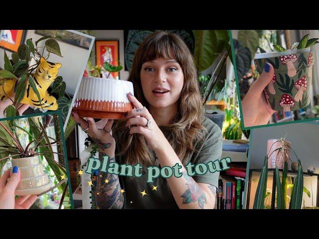 a tour of my plant pots 🪴 my faves, styling inspo, + where to get them