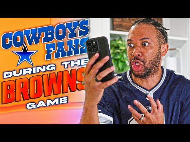 Cowboys Fans During the Browns Game