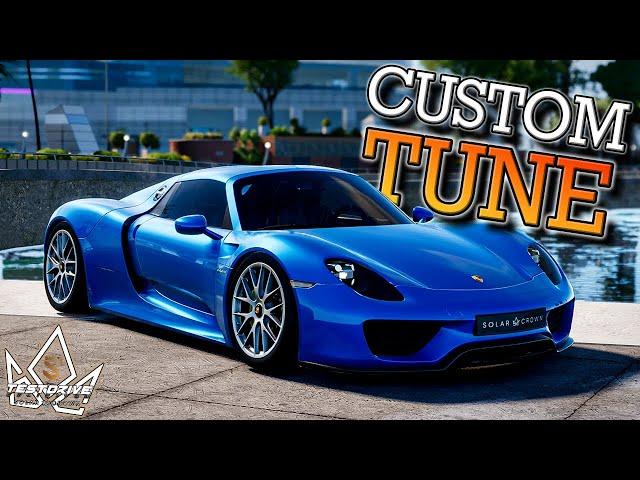 Grip & Top Speed Tune for the Porsche 918 Spyder | Test Drive Unlimited Solar Crown