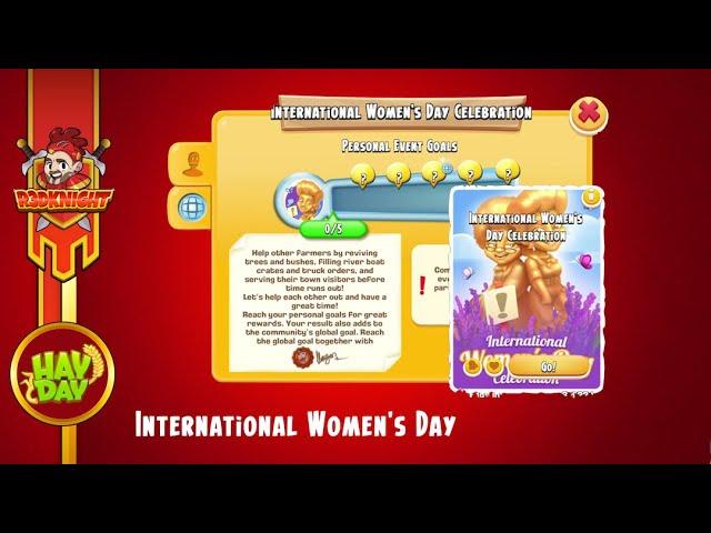 Hay Day Womans International Day - Helper Event