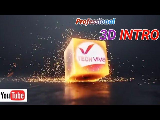 how to make YouTube intro| 3D Intro kaise banaye 2021| 3D intro making tutorial hindi | tech Viva