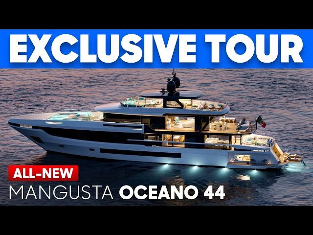 The BEST new 45m superyacht? Mangusta Oceano 44 Tour & Review