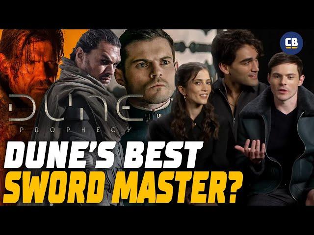 Dune's BEST Sword Master? - Sarah Sofie Boussnina, Josh Heuston, and Chris Mason Talk Dune: Prophecy