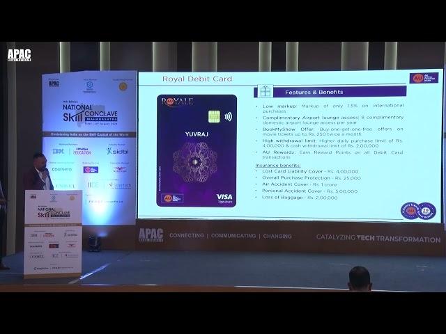 4th National Skill Conclave : Raj Kumar Mishra, Regional Head, AU Small Finance Bank