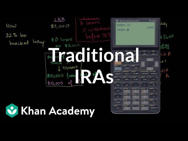 Traditional IRAs | Finance & Capital Markets | Khan Academy