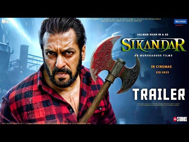 SIKANDAR - Official Trailer | Salman Khan | Rashmika Mandanna | Sikandar Song | Zohra jabeen Song