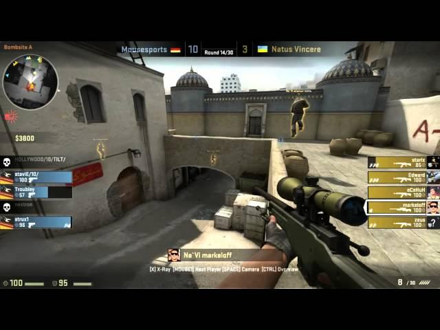 CS GO SLTV StarSeries - Na`Vi vs. Mousesports @ dust2