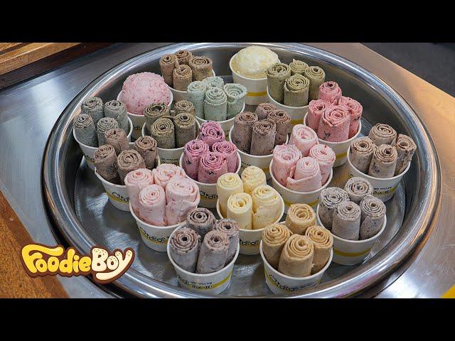 Ice Cream Roll Special - Korean Street Food