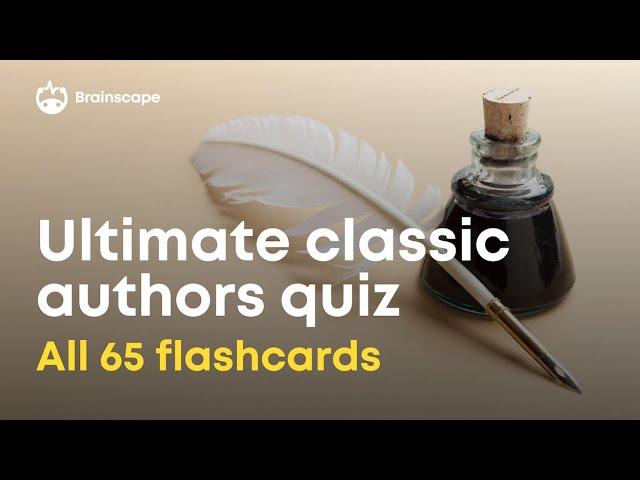 Test your classic literature skills with this ultimate authors quiz! 