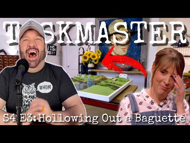 American Reacts to TASKMASTER: Series 4 Ep. 3: "Hollowing Out a Baguette" | First Time Watching!