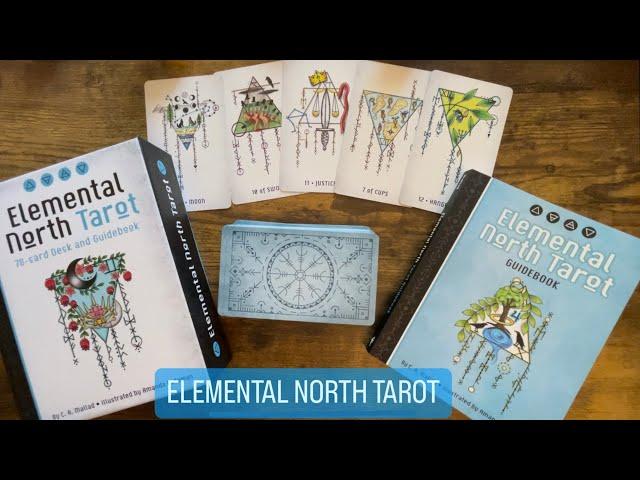 Elemental North Tarot |⭐️Pre-Release⭐️| Full Flip Through