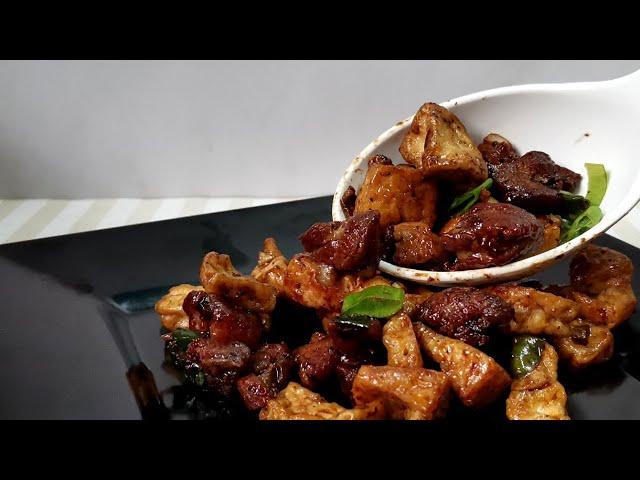 Tokwa't Baboy in Oyster Sauce | Tofu Recipe