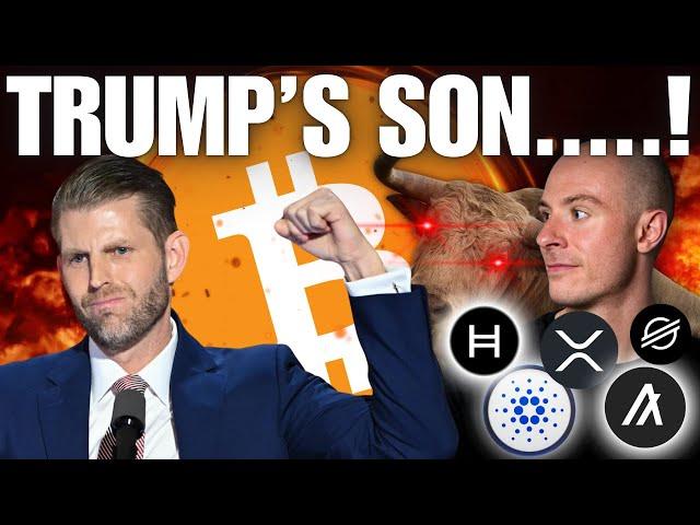 You Won't Believe What Trump's Son Just Said About Bitcoin And Crypto??? XRP's RLusd Approved!!!!!