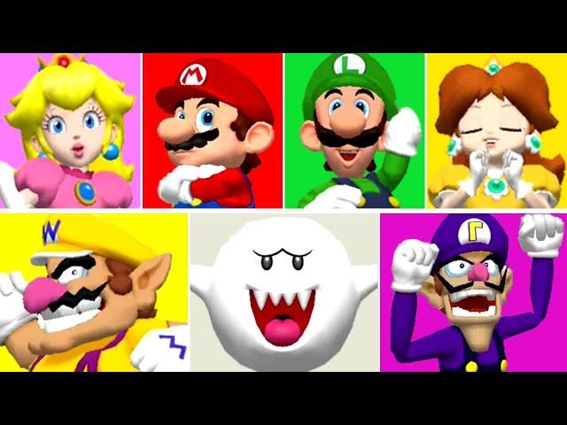 Mario Party 7 - All Character Superstar Animations