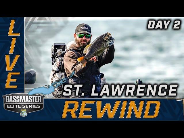 2024 Bassmaster Elite Series LIVE at St. Lawrence — Day 2