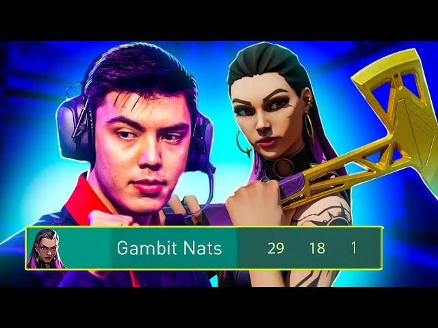 GAMBIT NATS TRYHARDING ON REYNA IN VALORANT