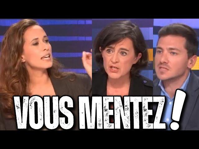 Clémence Guetté met en PLS ces 2 journalistes pro RN AGRESSIFS