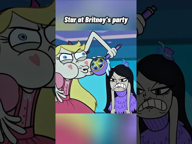 Star at Britney's party #starvstheforcesofevil #shorts