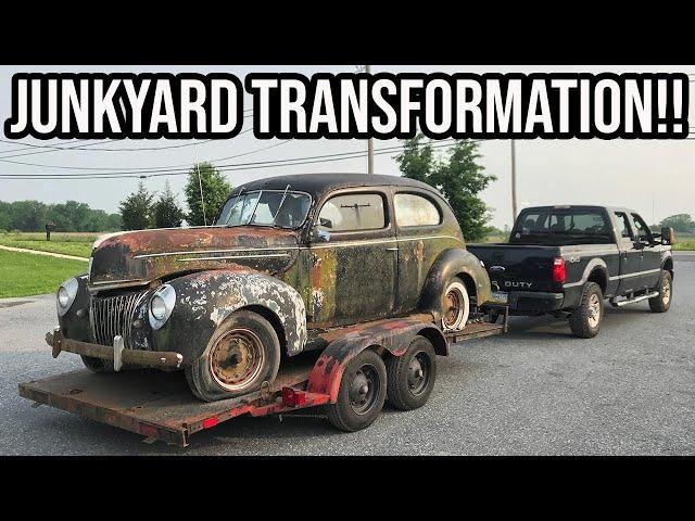 Junkyard To On The Road In 25 Minutes - 1939 Ford Forgotten Hot Rod