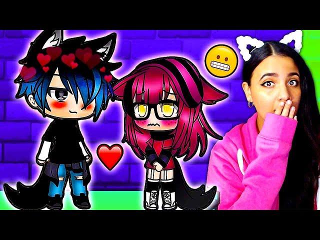 My Shy Girlfriend... Gacha Life Mini Movie Love Story Reaction