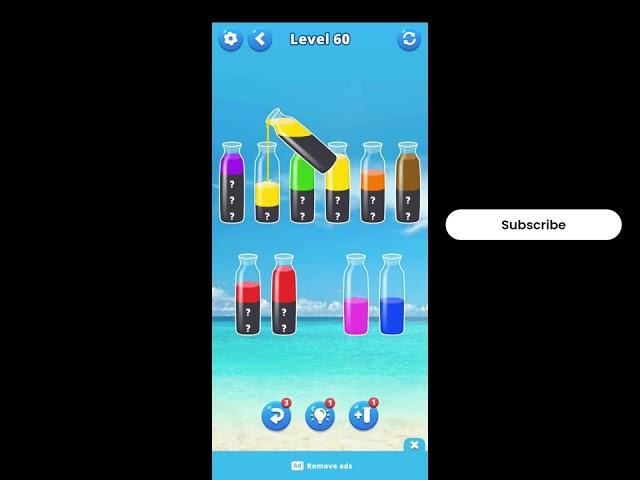 Water Sort - Color Puzzle Game Level 60 | Water Sort Puz Level 60