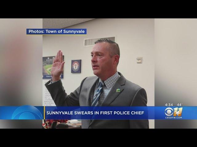 Town Of Sunnyvale Hires Andrew Hawkes As Its First Police Chief