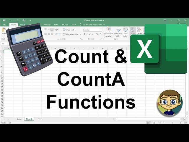 Using Count and CountA in Excel - Excel Tutorial