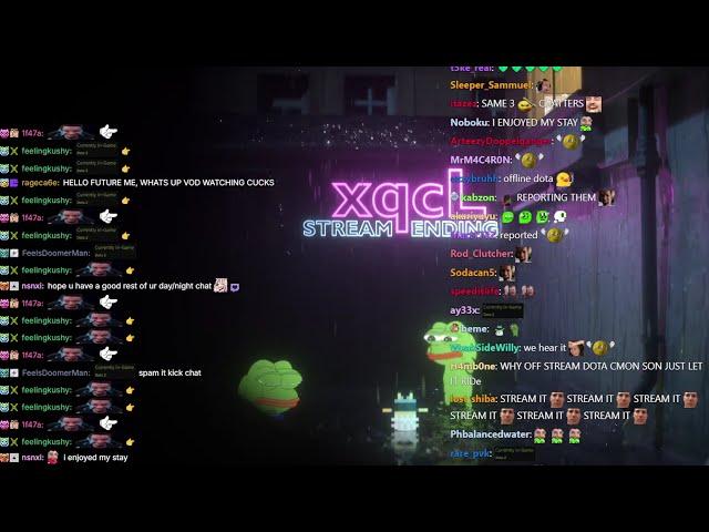 xQc Logs Back into Dota to Report Everyone