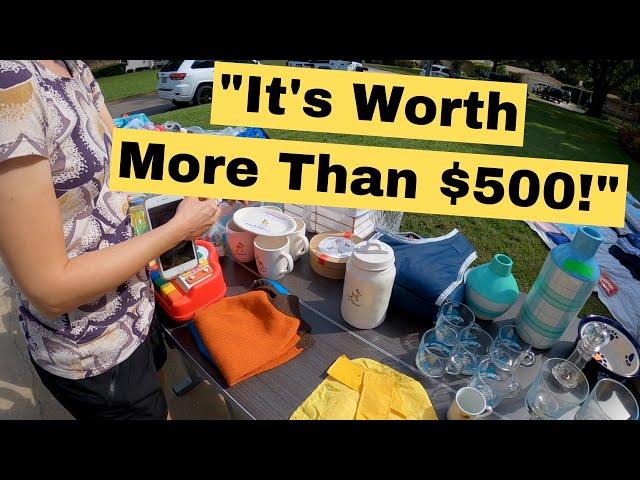 EXPENSIVE Items Were Priced To SELL At This Garage Sale!